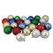 Northlight Shatterproof 2-Finish Christmas Ball Ornaments - 2.5" (60mm) - MultiColor - 24ct